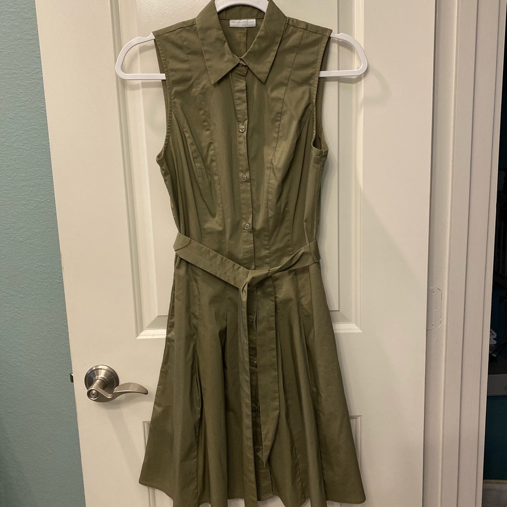 Sleeveless Button Up Dress